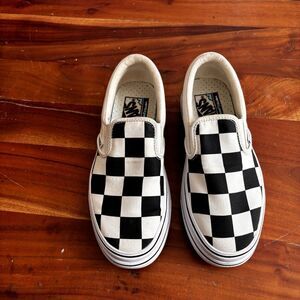 Vans Platform Super ComfyCush Slip-On 'Big Classics Checker' VN0A4U1FXT4